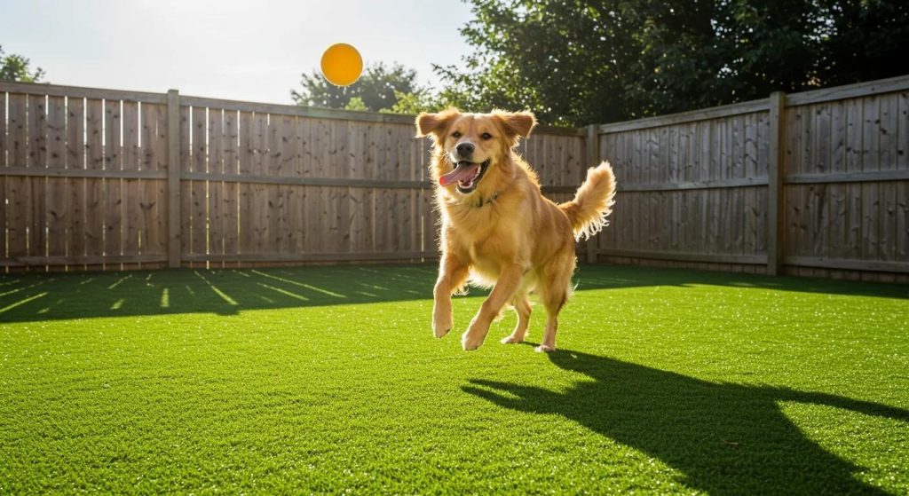 Dog playing artificial grass Peoria, AZ