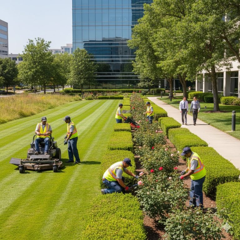 Why Regular Commercial Landscape Maintenance Matters - Sunburst Landscaping